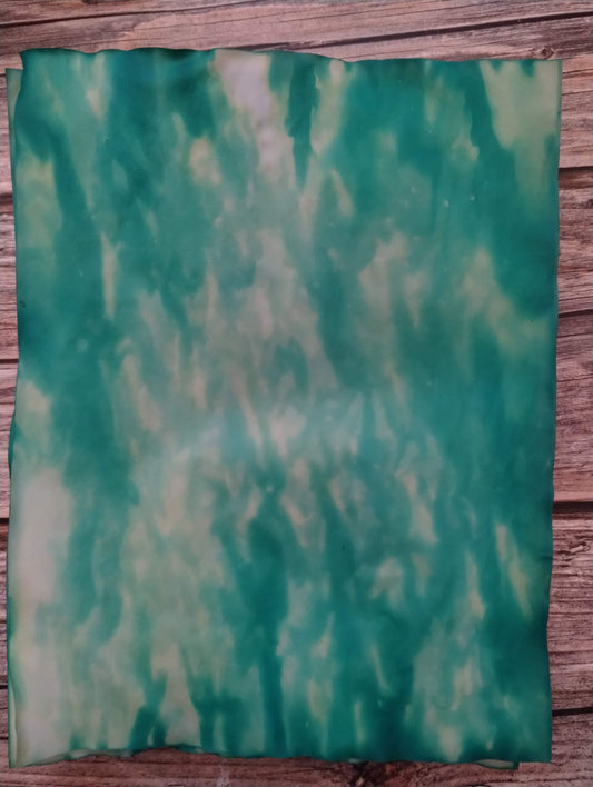 Emerald Green Hand-Dyed Vellum